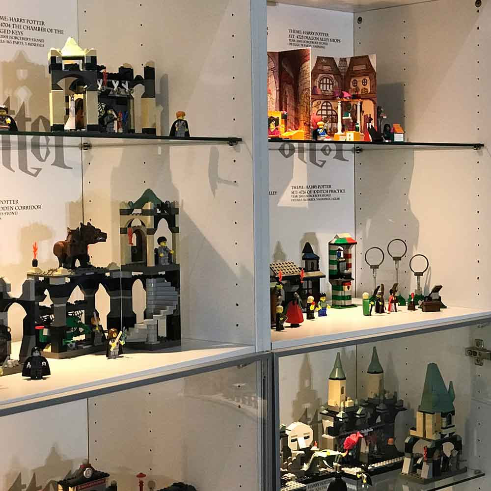 Harry Potter Lego collection at the Brick Zone