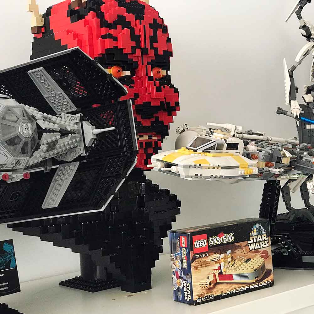 Star Wars Lego collection at the Brick Zone
