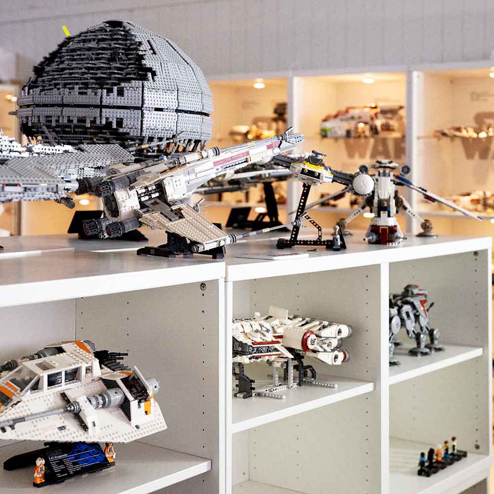 Star Wars Lego collection at the Brick Zone